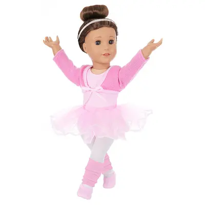 Трансграничные новые наряды для кукол American Girl 18 дюймов, костюмы для танцевальных занятий, балетная юбка принцессы, аксессуары для кукол