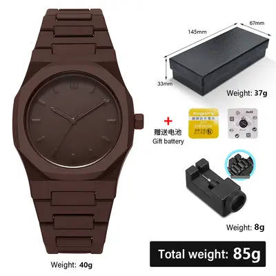 Men's quartz watch with plastic case, 2025 collection - 12