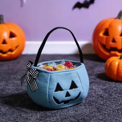 Halloween Bow Embroidered Candy Bag for Children - 5