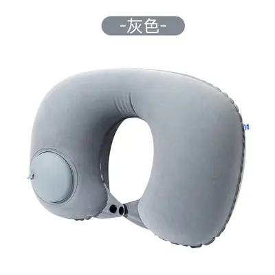 Inflatable U-Shaped Travel Pillow Portable Neck Support - 6