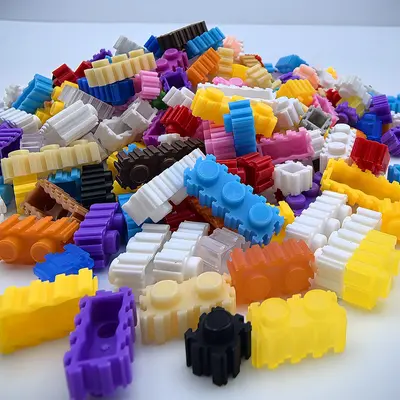 Lego Uyumlu Küçük Parçacık 8mm Çocuk Dökme Bloklar Serbest Montaj Piksel Resim Aksesuarları Toptan