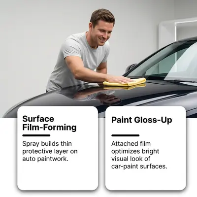 Car Ceramic Coating Spray, Protective Layer and Paint Gloss, Portable
