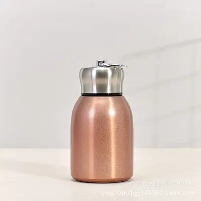 Mini Thermos Cup with Pull Ring, Pocket Size, Simple and Stylish Design - 13