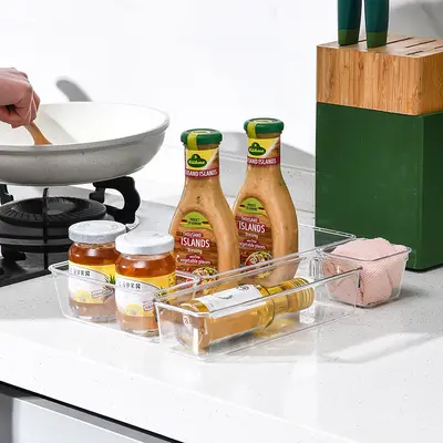 Transparent PS drawer organizer, freely combinable, stackable