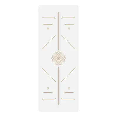 5 mm Non-Slip Natural PU Yoga Mat, Rubber Fitness and Dance Mat - 6