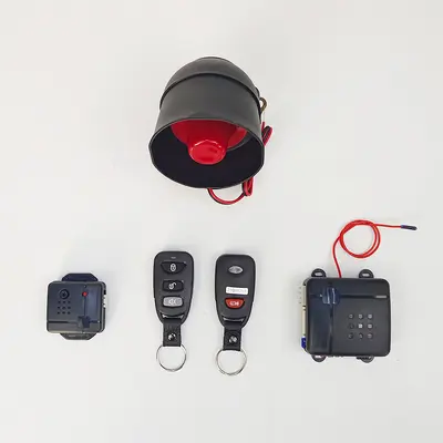 12V Universal Car Anti-Theft Alarm with Sound and Light Warning