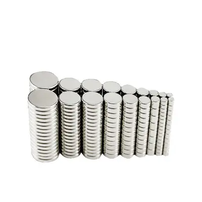 Neodymium Round Magnet, N35-N52 Strong Magnetic Disc