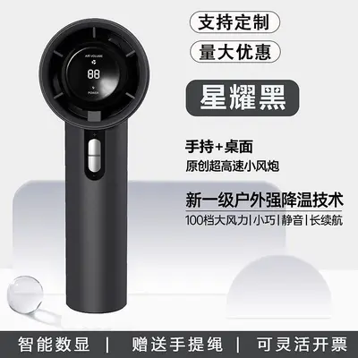 N607 Mini Handheld Fan, USB Rechargeable, Neck-Hanging, Foldable - 11