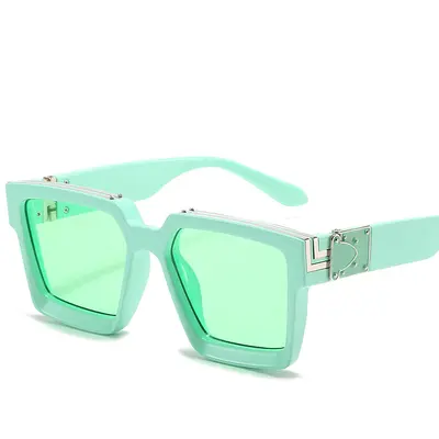 Large Square Disco Sunglasses, Unisex, Model 86229 - 13