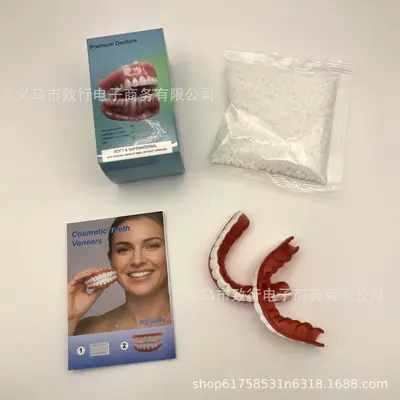 Realistic Full Coverage Fake Tooth Covers, 50 Pcs - 3