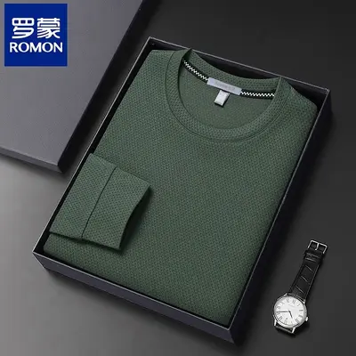 Men's Round Neck Long Sleeve Sweatshirt, Spring 2026 - 5