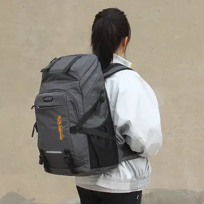 Waterproof Large Backpack, 50 Liter Travel and Outdoor Mountaineering Bag - 10