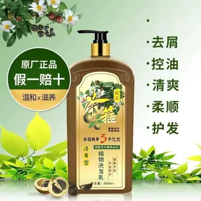 Junqi Tea Seed Anti-Dandruff Shampoo, Oil Control - 1