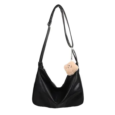Women's Retro Solid Color Casual Shoulder Crossbody Bag - 6