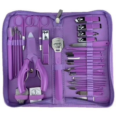 Nail care set 36-piece, manicure and pedicure kit - 9