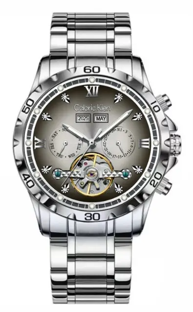 Men's tourbillon mechanical watch, multifunctional, waterproof - 7