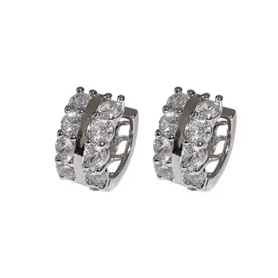 Zirkonia Ring Ohrringe vintage ultra glänzend elegant