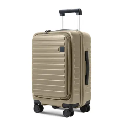 Export New High-End Front-Opening Luggage 20-inch PC Trolley Case Large Capacity Carry-On Suitcase Silent Wheel Travel Luggage - 10