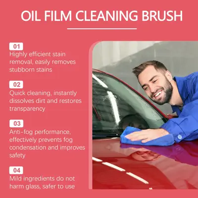 Windshield Oil Film Remover and Decontamination Cleaner - 5
