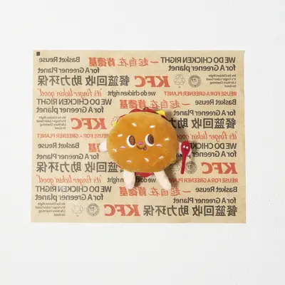 Catnip Chew Toy in Hamburger and Drumstick Shape