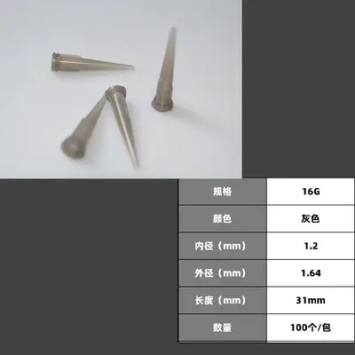 Plastik dispenser iğne ucu, TT tipi, eğik - 7