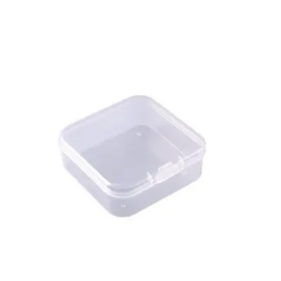5.5cm Boncuk Kutusu Saklama Kutusu Özel Araç Kare Şeffaf Plastik Bölme Küçük Kutu Boncuk Kutusu - 6