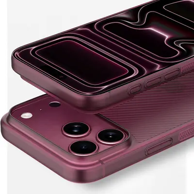 PP Phone Case for iPhone 18 Pro Max, Wave Pattern, Non-Yellowing