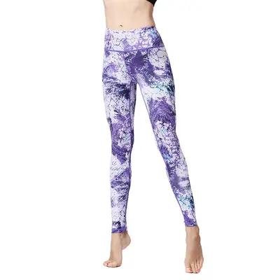 Printed Yoga Leggings, High-Waist, Butt-Lifting, High-Stretch - 12