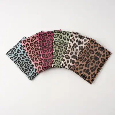 PU Leather Passport Holder, Leopard Print, Multifunctional Travel Organizer