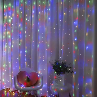 Sınır ötesi usb bakır tel perde ışıkları led ışık zinciri Noel oda dekorasyonu atmosfer ışıkları ile lüks fenerler
