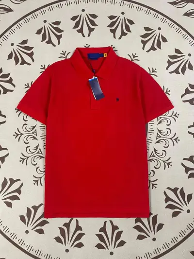 Футболка с отложным воротником RL в стиле Ralph Lauren с логотипом Little Pony, вышивкой, 100% хлопок, классический хлопковый топ с коротким рукавом, поло, экспортная модель, женская