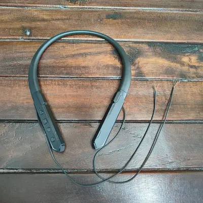 Nefes ışığı ile DIY EQ ayar TF kart oyunu asılı boyun Bluetooth kablosuz stereo kulaklık aksesuarları yarı mamul ürün