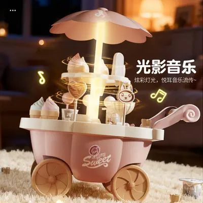 Ice Cream Cart Pretend Play Set for Girls, Ages 3 to 6 - 4