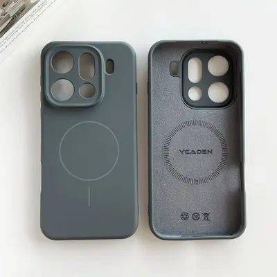 Liquid Silicone Phone Case for OPPO FindX10 with Thin Magnetic Ring - 10
