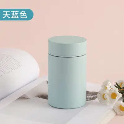 260 ml Tremella kaynatma kabı paslanmaz çelik yalıtımlı bardak düz renk hafif güveç kabı taşınabilir kompakt sevimli cep kabı - 8