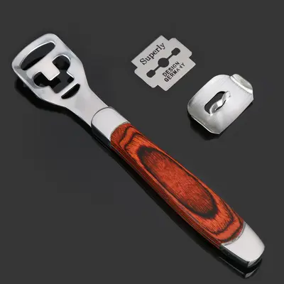 Stainless steel foot scraper set, callus and dead skin removal - 4