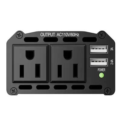300W Araç İnvertörü 12V'dan 110V/220V'a DC-AC Güç Dönüştürücü - 3