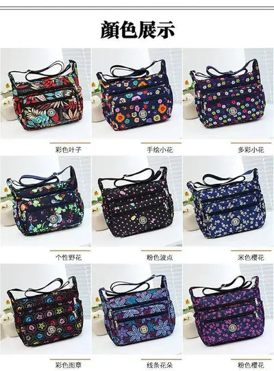 Wholesale foreign trade supply 2022 new Oxford fabric multi-purpose shoulder crossbody bag large capacity street vendor bag - 7