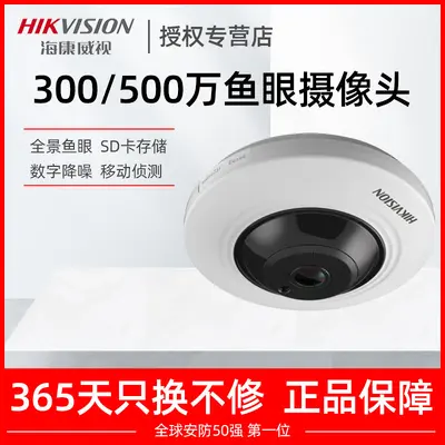 Hikvision 5-Megapixel-POE-Fisheye-Panoramakamera DS-2XA3956F-IS - 1