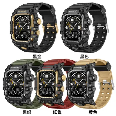 Ultra Thin TPU and Metal One-Piece Strap for Apple Watch