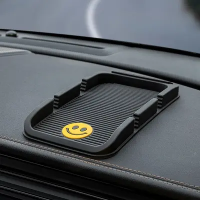 Anti-Slip Car Dashboard Mat with Navigation Stand and Phone Holder - 7