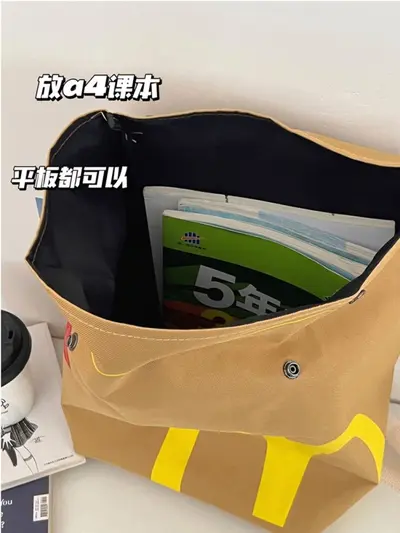 Large-Capacity Backpack, Hamburger Design Casual Student Bag - 6