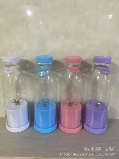 USB elektrikli şişe sıkacağı, 6 bıçak, taşınabilir - 8