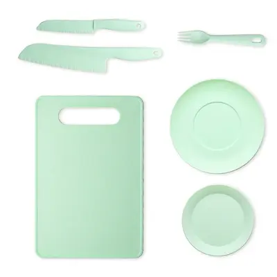 Plastic children's knife set for fruit and vegetable cutting - 12