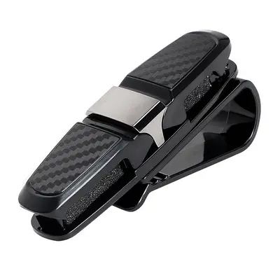 Car glasses clip, multifunctional carbon fiber patterned glasses clip, sun visor, eyeglass holder, car interior accessories - 7