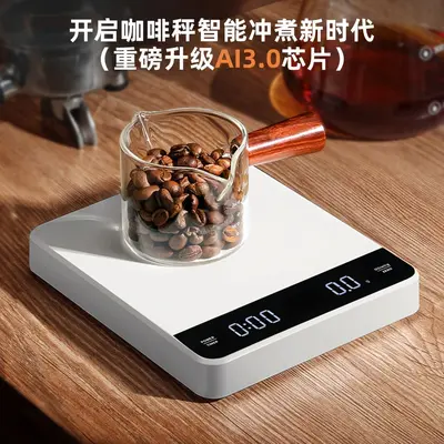 Portable Pour-Over Coffee Scale with Timer, Digital Gram Kitchen Scale