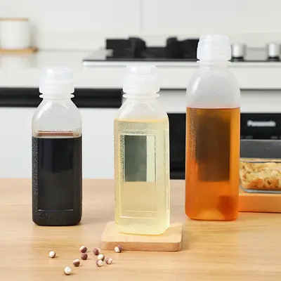 Plastic Squeeze Bottle for Spices, Oil, Soy Sauce and Vinegar
