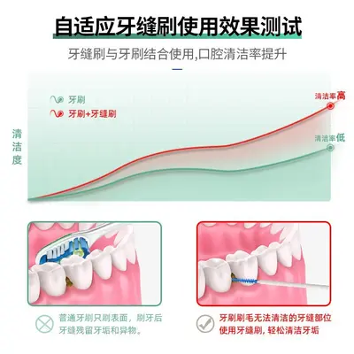 Soft Interdental Brush and Silicone Toothpick Set