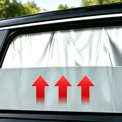 Магнитная солнцезащитная шторка для автомобиля, полное затемнение и теплоизоляция, складная выдвижная солнцезащитная шторка для установки в автомобиль