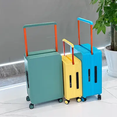 1001 20 inch and 24 inch Trolley Luggage Set